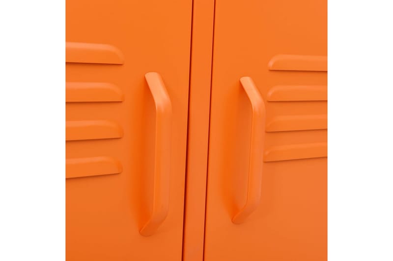 Tv-bänk orange 105x35x50 cm stål - Orange - Möbler - Tv möbel & mediamöbel - TV bänk & mediabänk