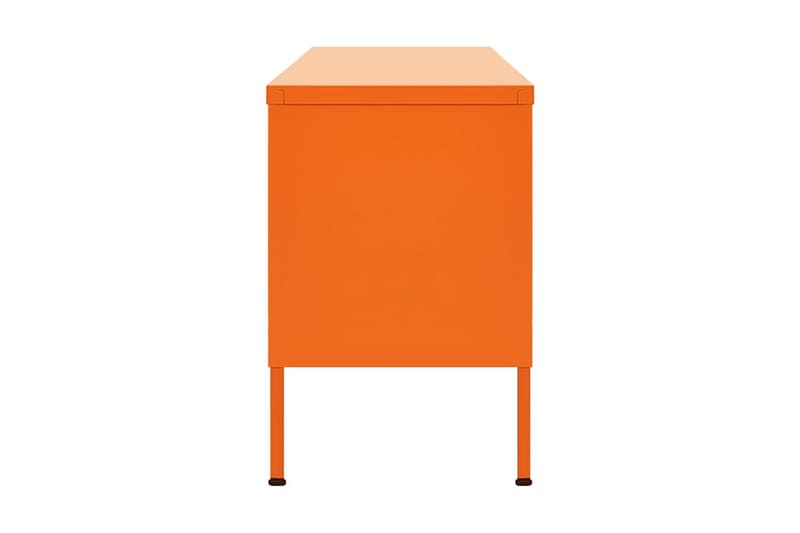 Tv-bänk orange 105x35x50 cm stål - Orange - Möbler - Tv möbel & mediamöbel - TV bänk & mediabänk