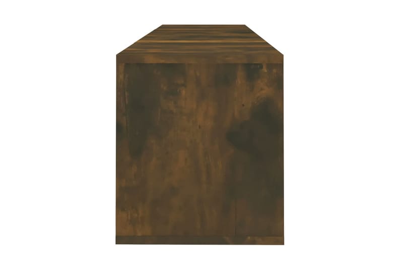 TV-bänk rökfärgad ek 120x30x40,5 cm spånskiva - Brun - Möbler - Tv möbel & mediamöbel - TV bänk & mediabänk