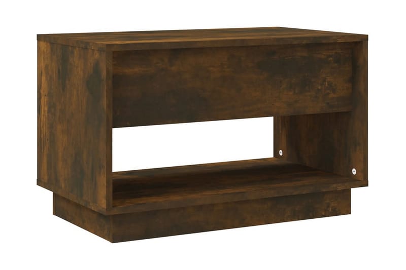 TV-bänk rökfärgad ek 70x41x44 cm spånskiva - Brun - Möbler - Tv möbel & mediamöbel - TV bänk & mediabänk