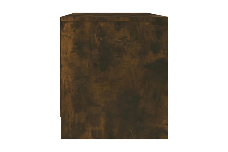 TV-bänk rökfärgad ek 90x35x40 cm spånskiva - Brun - Möbler - Tv möbel & mediamöbel - TV bänk & mediabänk