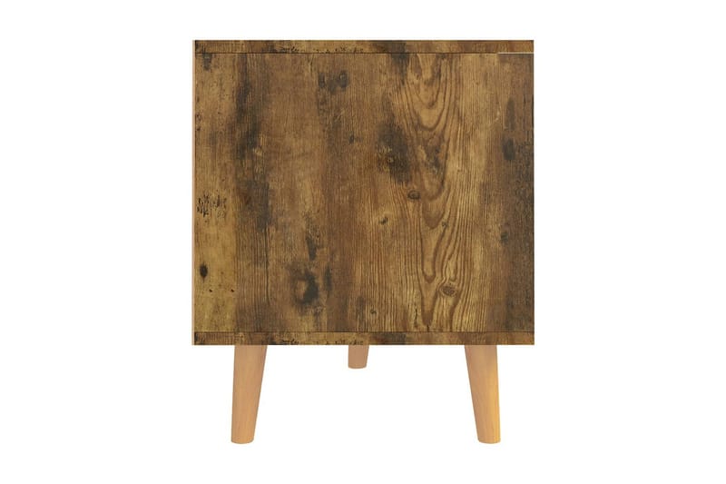 Tv-bänk rökt ek 90x40x48,5 cm spånskiva - Brun - Möbler - Tv möbel & mediamöbel - TV bänk & mediabänk