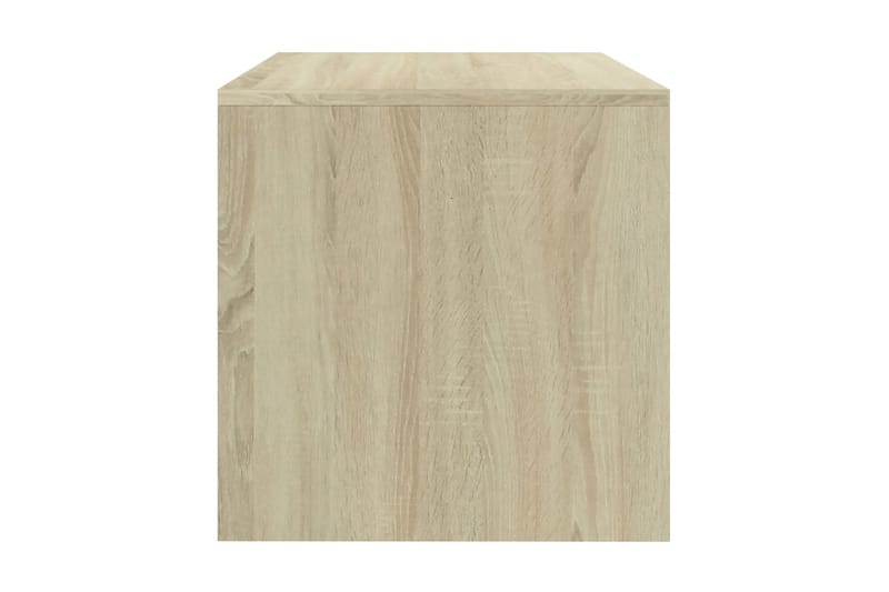 TV-bänk sonoma ek 100x40x40 cm spånskiva - Brun - Möbler - Tv möbel & mediamöbel - TV bänk & mediabänk
