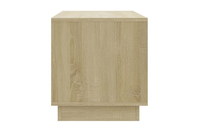 TV-bänk sonoma ek 102x41x44 cm spånskiva - Beige - Möbler - Tv möbel & mediamöbel - TV bänk & mediabänk