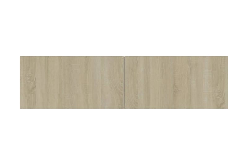 TV-bänk sonoma-ek 120x30x30 cm spånskiva - Brun - Möbler - Tv möbel & mediamöbel - TV bänk & mediabänk