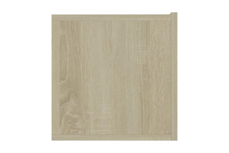 TV-bänk sonoma-ek 120x30x30 cm spånskiva - Brun - Möbler - Tv möbel & mediamöbel - TV bänk & mediabänk