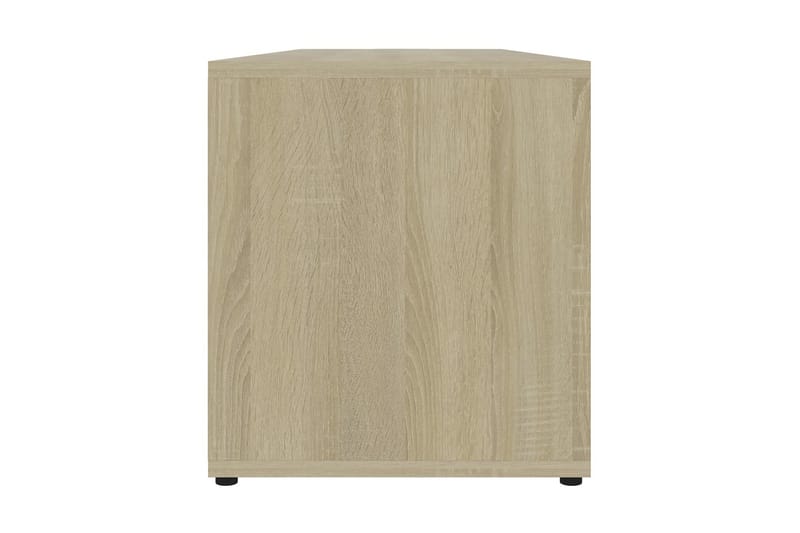 TV-bänk sonoma-ek 120x34x37 cm spånskiva - Brun - Möbler - Tv möbel & mediamöbel - TV bänk & mediabänk