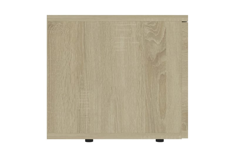 TV-bänk sonoma-ek 80x34x30 cm spånskiva - Brun - Möbler - Tv möbel & mediamöbel - TV bänk & mediabänk