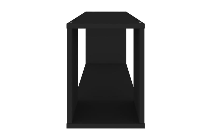TV-bänk svart 100x24x32 cm spånskiva - Svart - Möbler - Tv möbel & mediamöbel - TV bänk & mediabänk