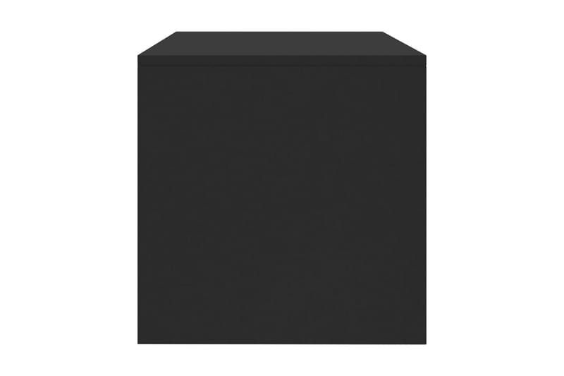 TV-bänk svart 120x40x40 cm spånskiva - Svart - Möbler - Tv möbel & mediamöbel - TV bänk & mediabänk