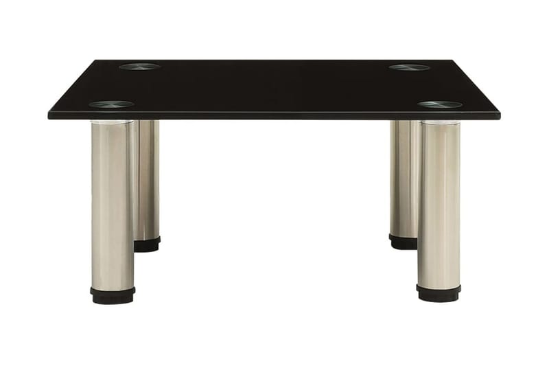 TV-bänk svart 40x35x17 cm härdat glas - Svart - Möbler - Tv möbel & mediamöbel - TV bänk & mediabänk