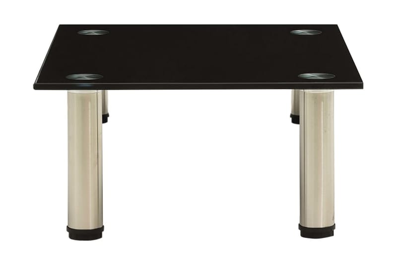 TV-bänk svart 40x35x17 cm härdat glas - Svart - Möbler - Tv möbel & mediamöbel - TV bänk & mediabänk
