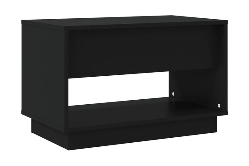TV-bänk svart 70x41x44 cm spånskiva - Svart - TV bänk & mediabänk