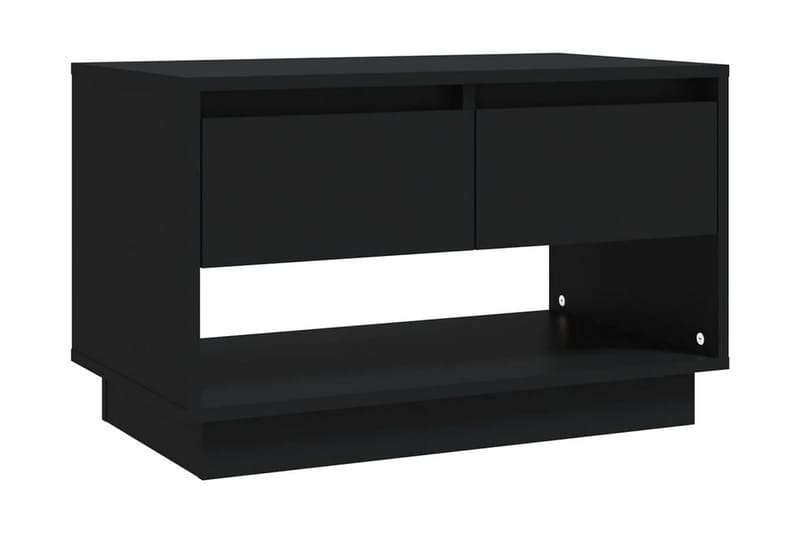 TV-bänk svart 70x41x44 cm spånskiva - Svart - TV bänk & mediabänk
