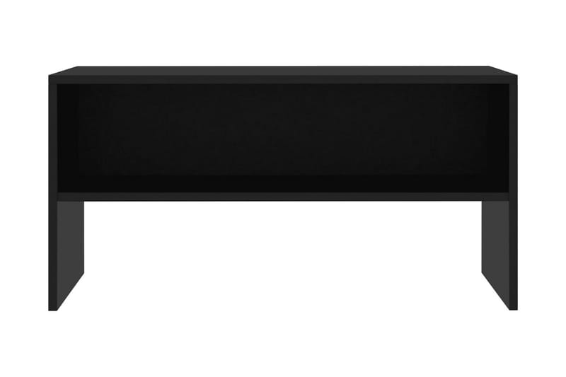 TV-bänk svart 80x40x40 cm spånskiva - Svart - Möbler - Tv möbel & mediamöbel - TV bänk & mediabänk