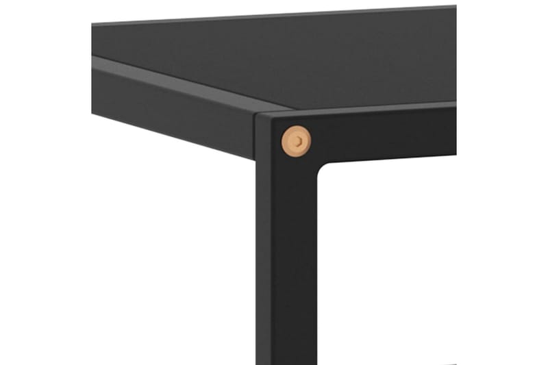 Tv-bänk svart med svart glas 120x40x40 cm - Svart - Möbler - Tv möbel & mediamöbel - TV bänk & mediabänk