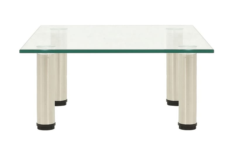 TV-bänk transparent 40x35x17 cm härdat glas - Transparent - Möbler - Tv möbel & mediamöbel - TV bänk & mediabänk