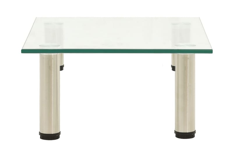 TV-bänk transparent 40x35x17 cm härdat glas - Transparent - Möbler - Tv möbel & mediamöbel - TV bänk & mediabänk