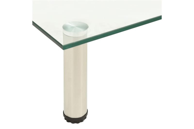 TV-bänk transparent 60x35x17 cm härdat glas - Transparent - Möbler - Tv möbel & mediamöbel - TV bänk & mediabänk