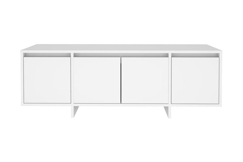 Tv-bänk vit 120x30x40,5 cm spånskiva - Vit - Möbler - Tv möbel & mediamöbel - TV bänk & mediabänk