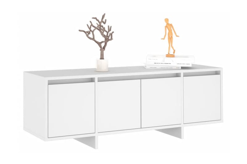 Tv-bänk vit 120x30x40,5 cm spånskiva - Vit - Möbler - Tv möbel & mediamöbel - TV bänk & mediabänk