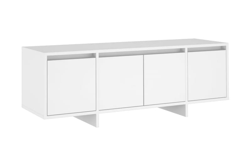 Tv-bänk vit 120x30x40,5 cm spånskiva - Vit - Möbler - Tv möbel & mediamöbel - TV bänk & mediabänk