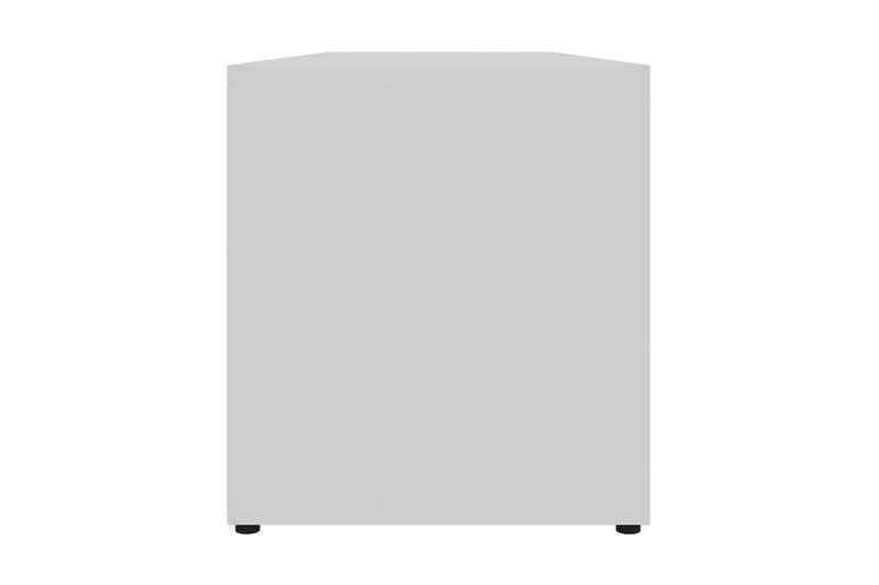 TV-bänk vit 120x34x37 cm spånskiva - Vit - Möbler - Tv möbel & mediamöbel - TV bänk & mediabänk