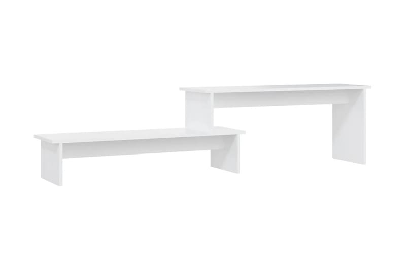 TV-bänk vit 180x30x43 cm spånskiva - Vit - Möbler - Tv möbel & mediamöbel - TV bänk & mediabänk