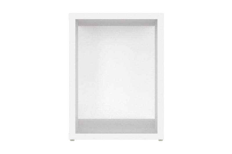 TV-bänk vit 80x24x32 cm spånskiva - Vit - Möbler - Tv möbel & mediamöbel - TV bänk & mediabänk