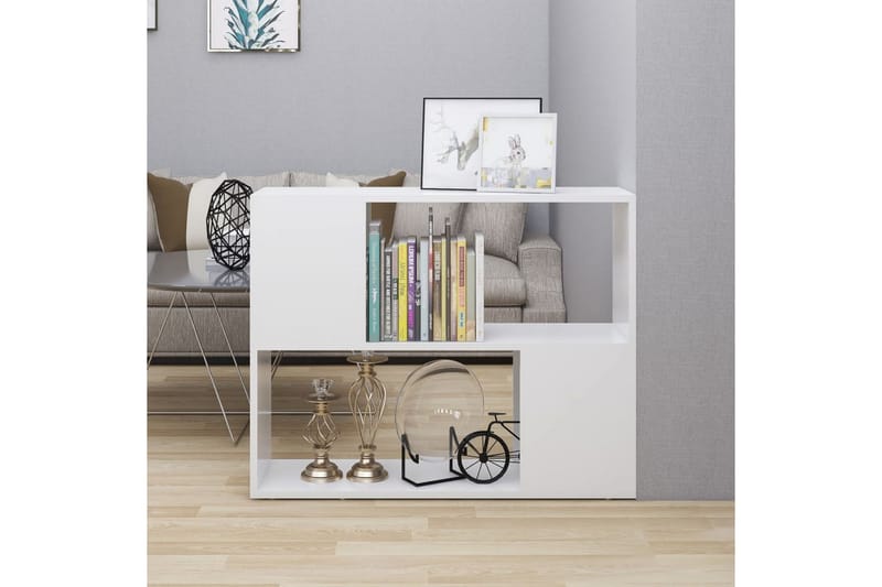 TV-bänk vit 80x24x63 cm spånskiva - Vit - Möbler - Tv möbel & mediamöbel - TV bänk & mediabänk