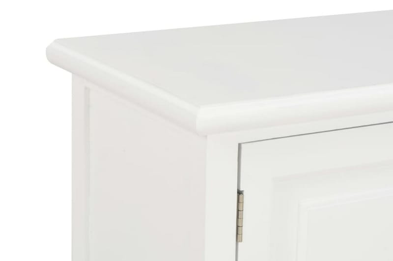 TV-bänk vit 90x30x40 cm trä - Vit - Möbler - Tv möbel & mediamöbel - TV bänk & mediabänk