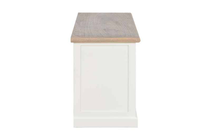 TV-bänk vit 90x30x40 cm trä - Vit - Möbler - Tv möbel & mediamöbel - TV bänk & mediabänk