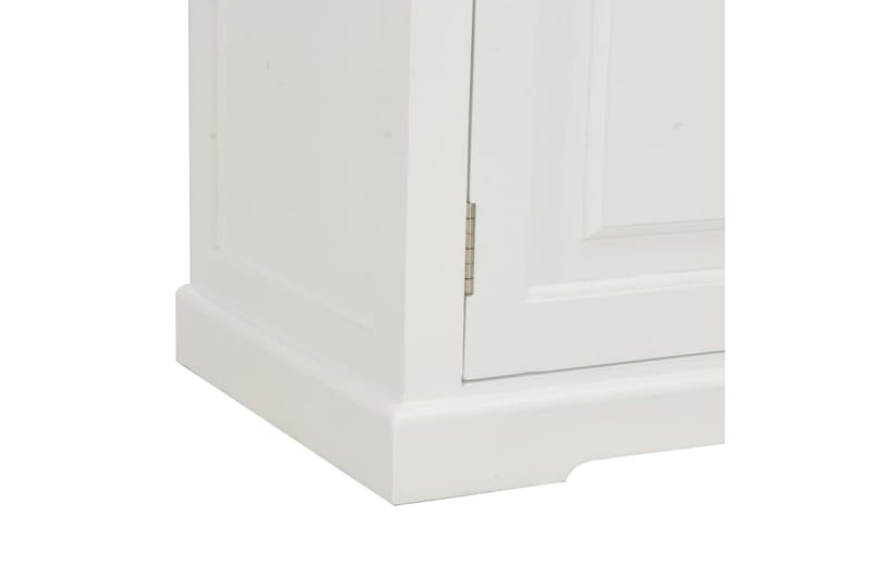 TV-bänk vit 90x30x40 cm trä - Vit - Möbler - Tv möbel & mediamöbel - TV bänk & mediabänk