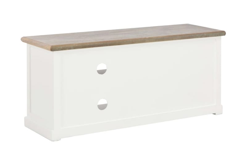 TV-bänk vit 90x30x40 cm trä - Vit - Möbler - Tv möbel & mediamöbel - TV bänk & mediabänk