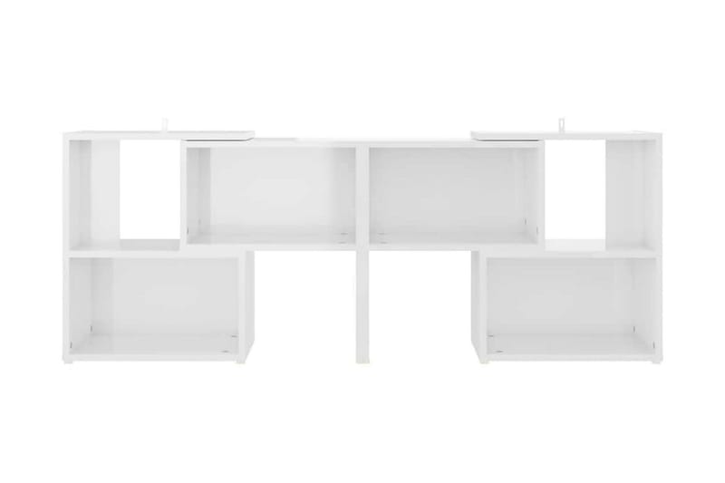 TV-bänk vit högglans 104x30x52 cm spånskiva - Vit - Möbler - Tv möbel & mediamöbel - TV bänk & mediabänk