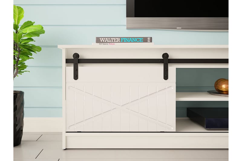 Tv-bänk - Vit - Möbler - Tv möbel & mediamöbel - TV bänk & mediabänk