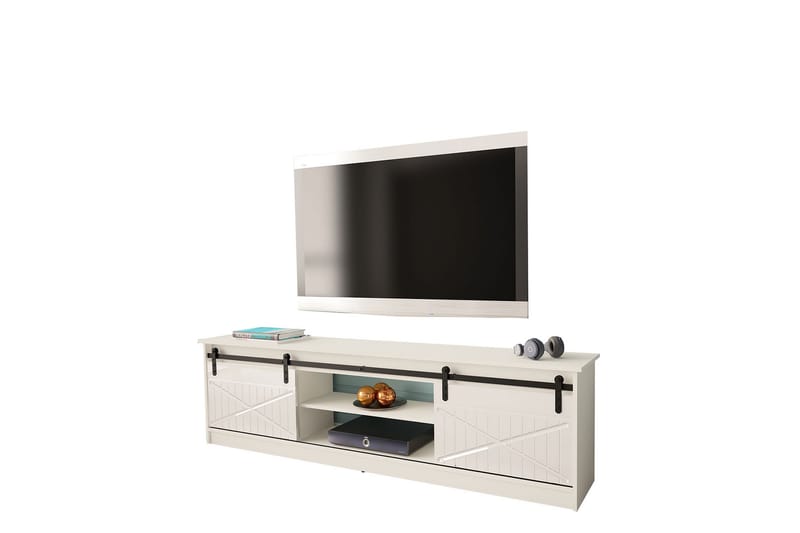 Tv-bänk - Vit - Möbler - Tv möbel & mediamöbel - TV bänk & mediabänk