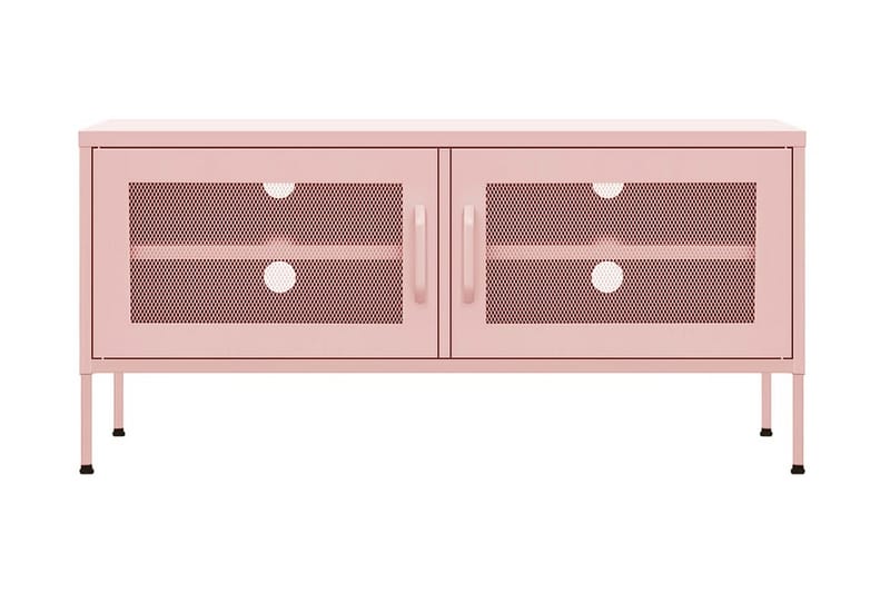 Tv-bänk pink 105x35x50 cm stål - Rosa - Möbler - Tv möbel & mediamöbel - TV bänk & mediabänk