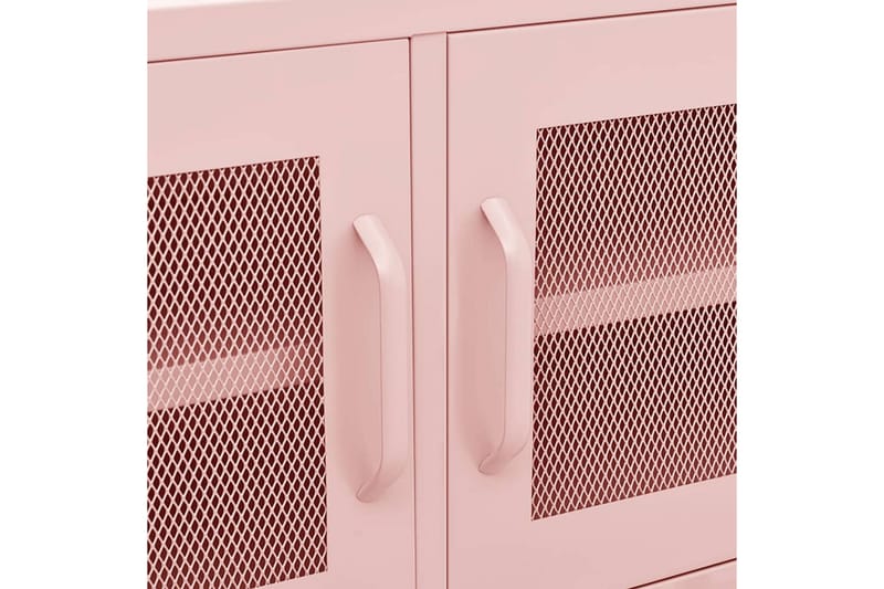 Tv-bänk pink 105x35x50 cm stål - Rosa - Möbler - Tv möbel & mediamöbel - TV bänk & mediabänk
