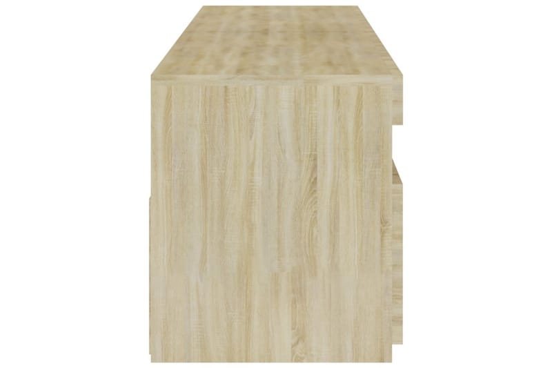 Tv-bänkar med LED-belysning 2 st sonoma-ek 75x35x40 cm - Brun - Möbler - Tv möbel & mediamöbel - TV bänk & mediabänk