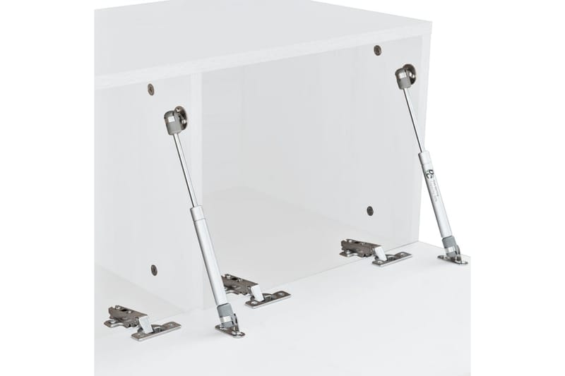 TV-möbel spånskiva 120x40x34 cm vit högglans - Vit - Möbler - Tv möbel & mediamöbel - TV bänk & mediabänk