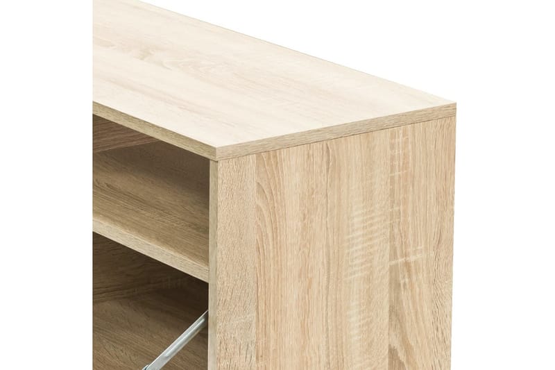 TV-möbel spånskiva 95x35x36 cm ek - Brun - Möbler - Tv möbel & mediamöbel - TV bänk & mediabänk