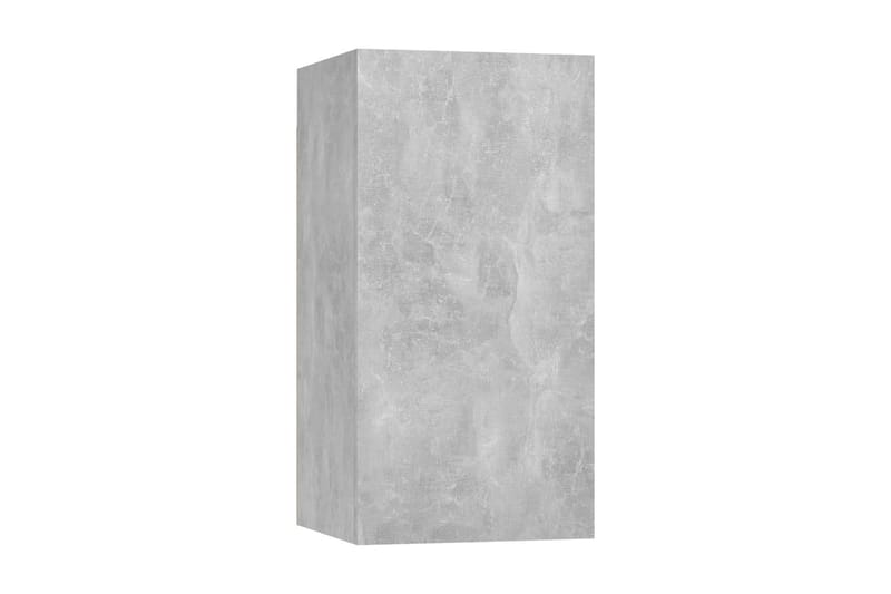 TV-skåp 2 st betonggrå 30,5x30x60 cm spånskiva - Grå - Möbler - Tv möbel & mediamöbel - TV bänk & mediabänk
