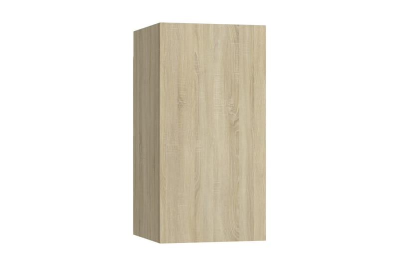 TV-skåp 2 st sonoma-ek 30,5x30x60 cm spånskiva - Brun - Möbler - Tv möbel & mediamöbel - TV bänk & mediabänk