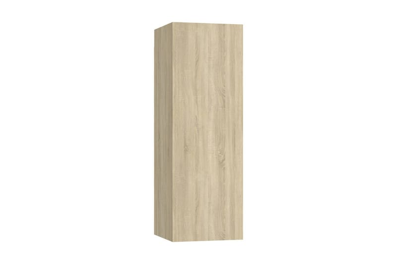 TV-skåp 2 st sonoma-ek 30,5x30x90 cm spånskiva - Brun - Möbler - Tv möbel & mediamöbel - TV bänk & mediabänk