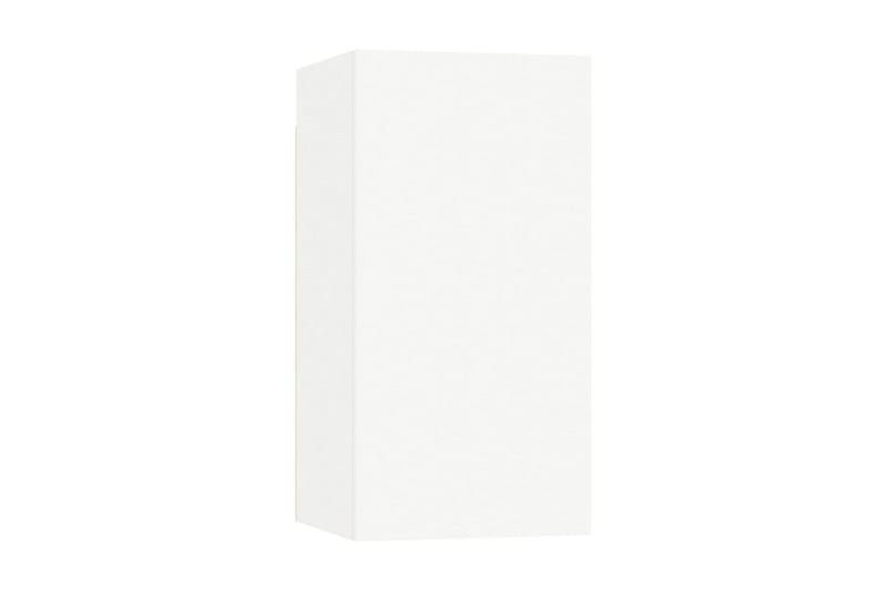 TV-skåp 2 st vit 30,5x30x60 cm spånskiva - Vit - Möbler - Tv möbel & mediamöbel - TV bänk & mediabänk