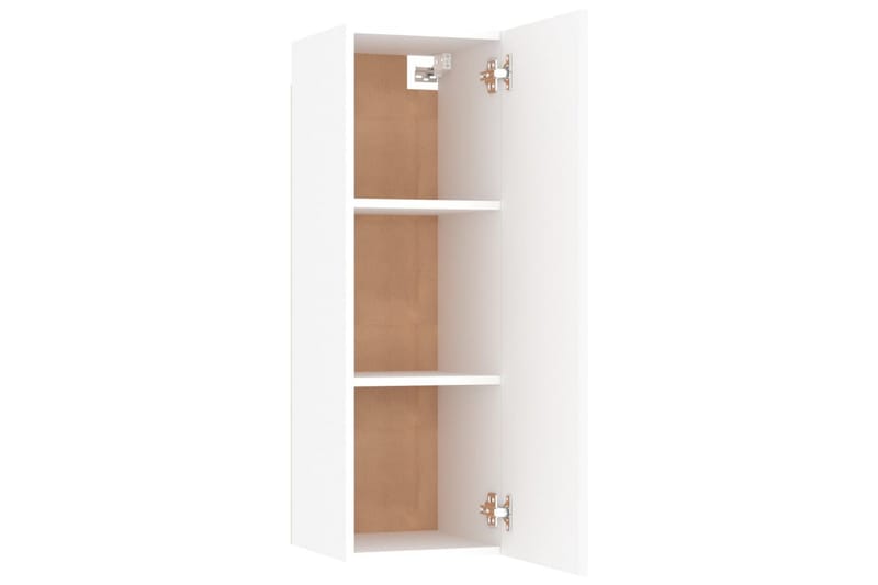 TV-skåp 2 st vit 30,5x30x90 cm spånskiva - Vit - Möbler - Tv möbel & mediamöbel - TV bänk & mediabänk