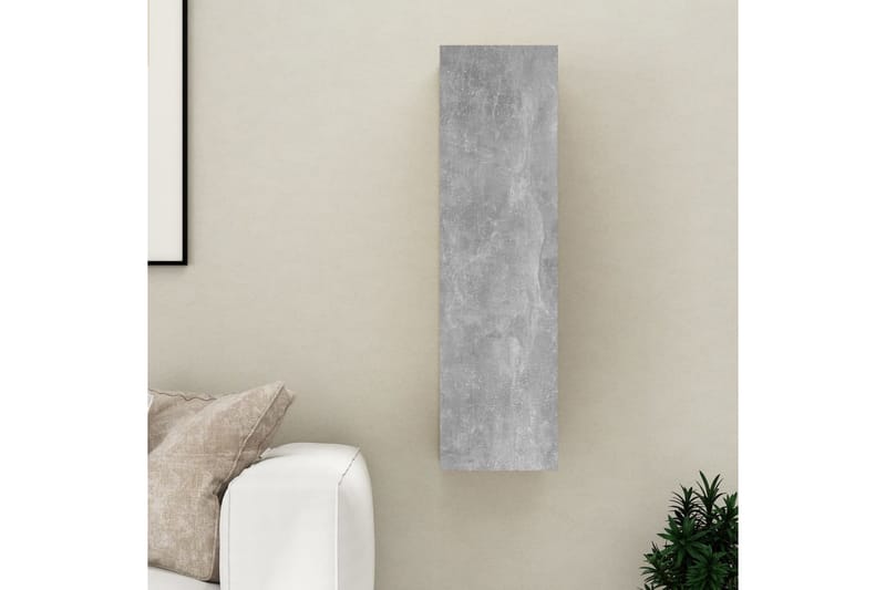TV -skåp betonggrå 30,5x30x110 cm spånskiva - Grå - Möbler - Tv möbel & mediamöbel - TV bänk & mediabänk