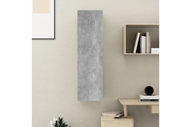 TV -skåp betonggrå 30,5x30x110 cm spånskiva - Grå - Möbler - Tv möbel & mediamöbel - TV bänk & mediabänk