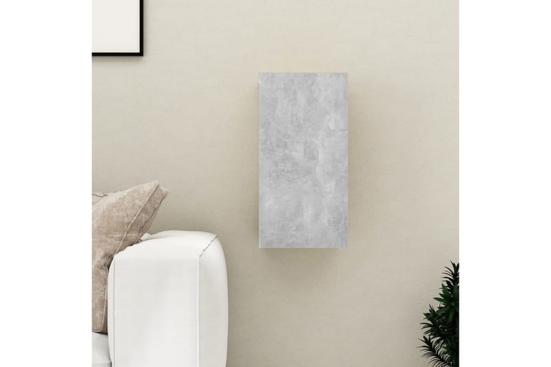 TV-skåp betonggrå 30,5x30x60 cm spånskiva - Grå - Möbler - Tv möbel & mediamöbel - TV bänk & mediabänk